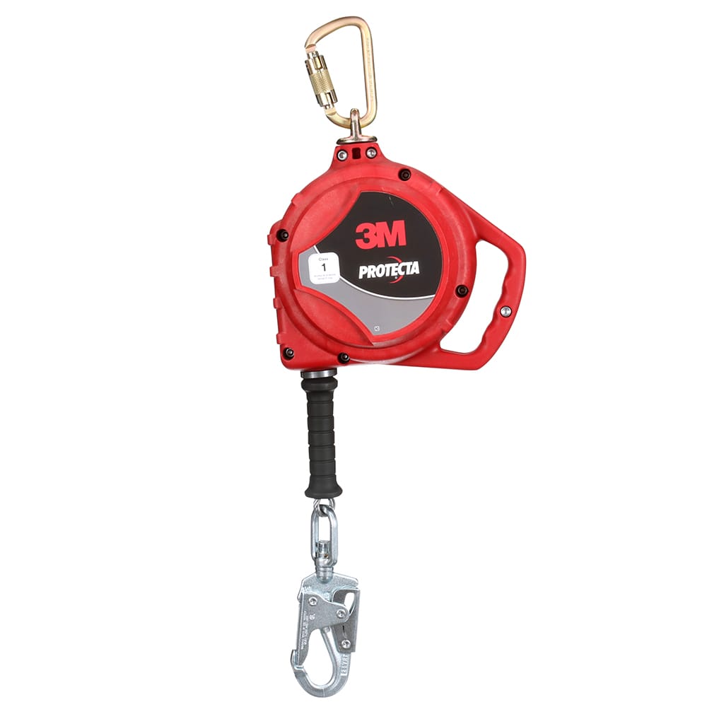 33FT RTOVZON Self Retracting Lifeline, Fall Arrest Fall Protection Dua Alloy Steel Hook Steel Wire Rope Heavy Duty Retractable Lanyard Roofing Lifeline Srl Safety Lanyard - View #12